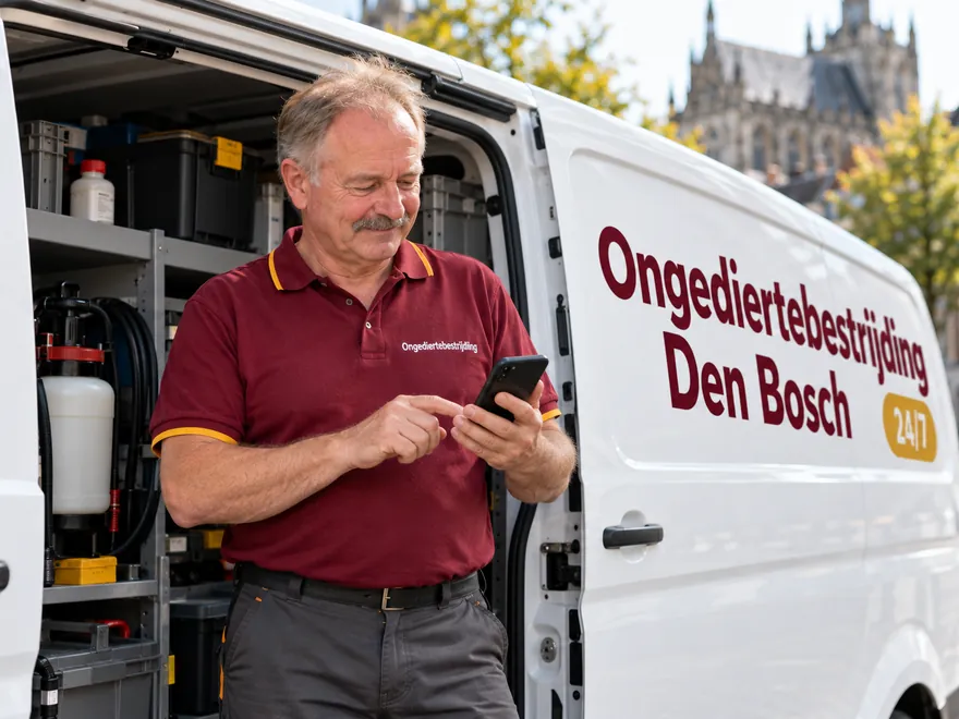 Bel Ongediertebestrijding Den Bosch: 7 dagen per week bereikbaar